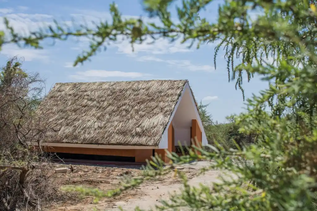 Traditional manyata huts at Umoja village near Samburu National Reserve, Kenya - Porcupine Tours